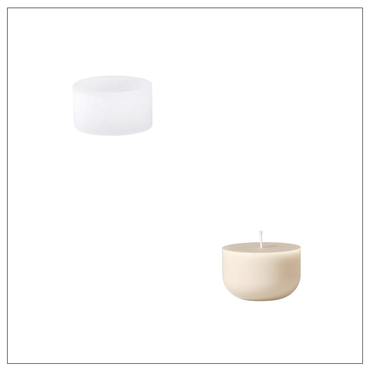 Christmas Charm Bauble Light Candle Jar Silicone Mold - Image 15