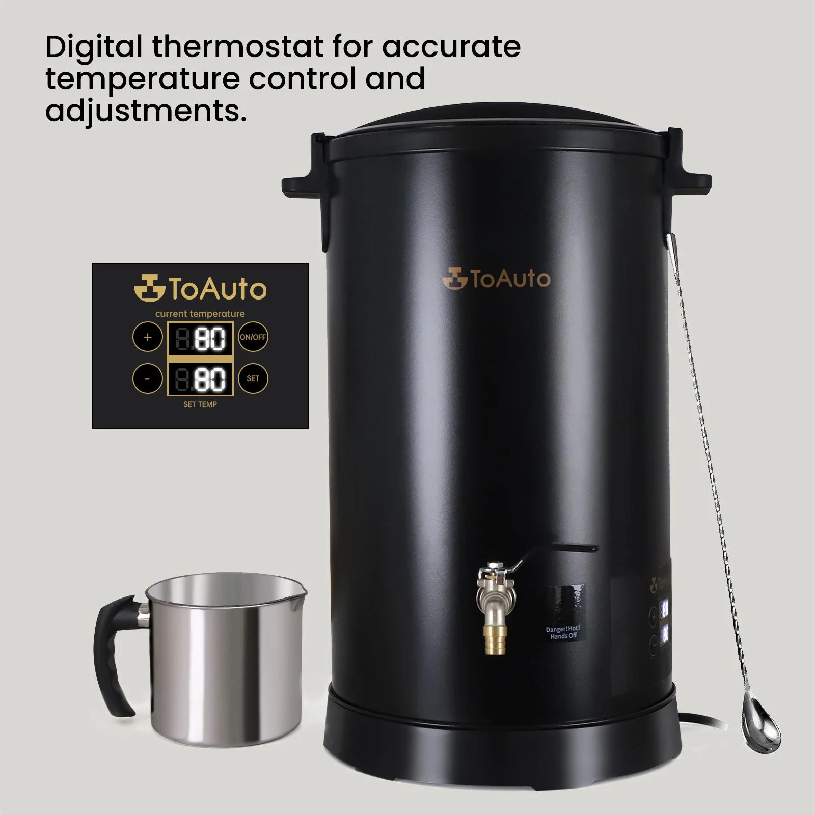 10L Large Wax Melter & Cylinder Candle Coating Set - Image 3