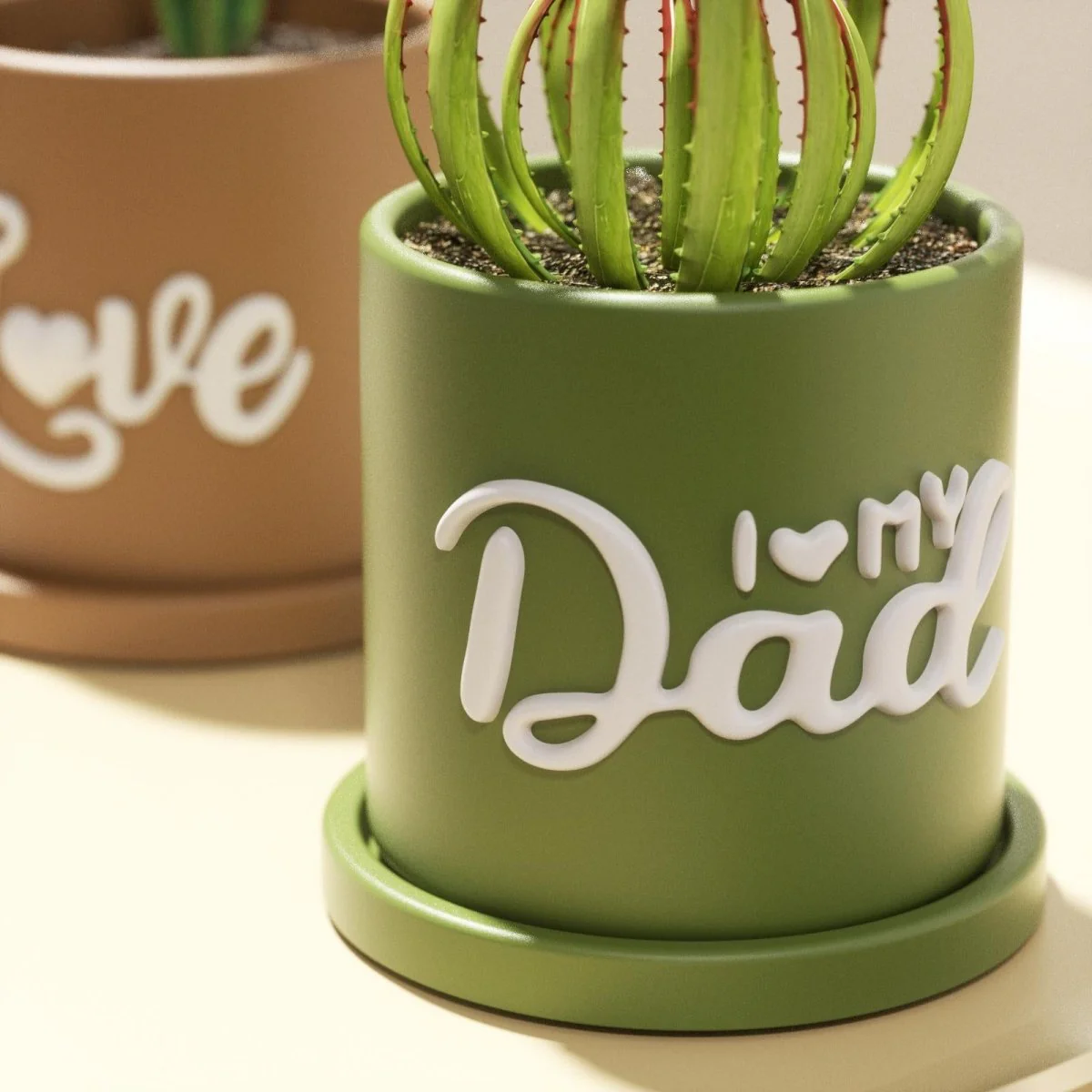 Let Love Grow - Blooming Love for Dad Plant Pot & Tray Silicone Mold Collection - Image 7
