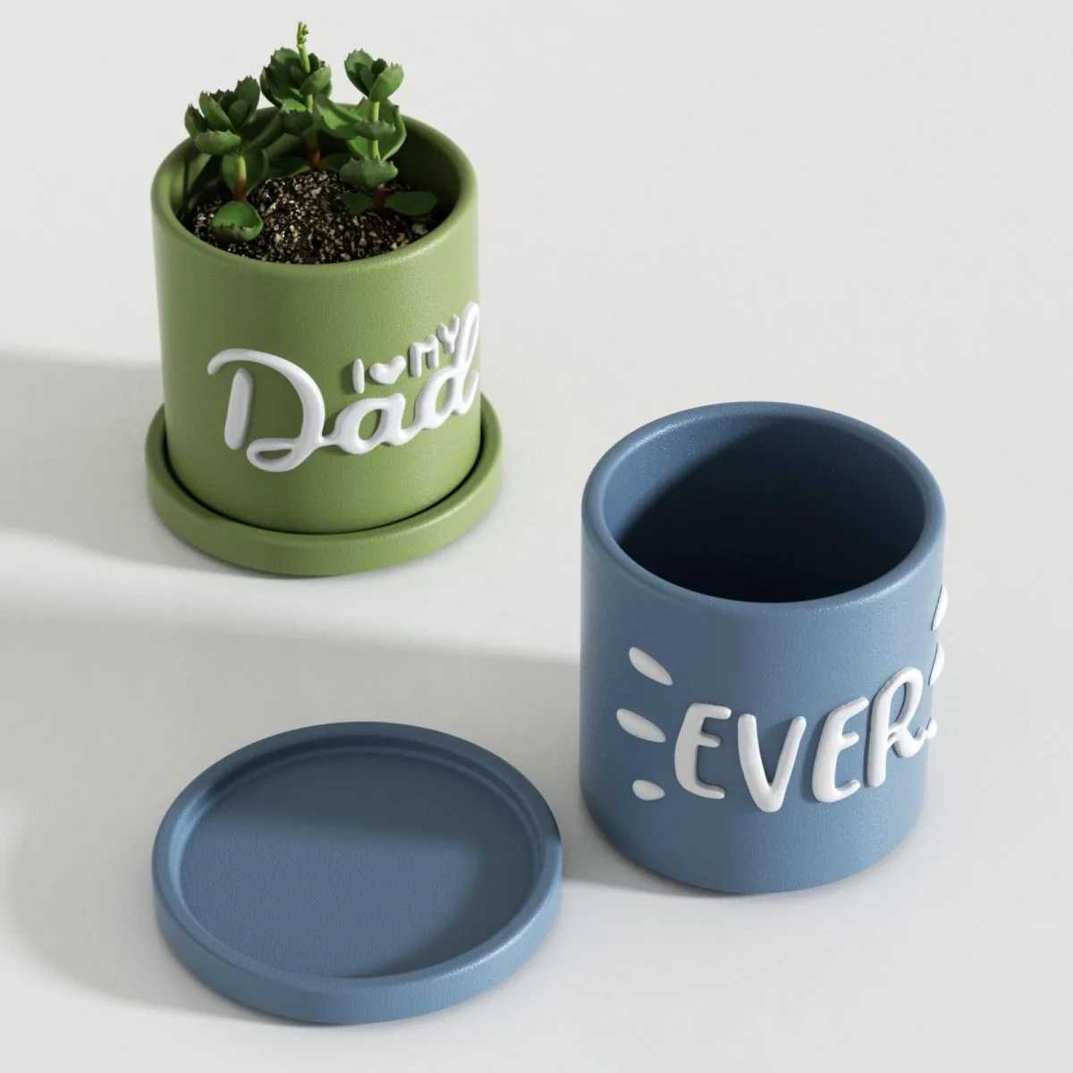 Let Love Grow - Blooming Love for Dad Plant Pot & Tray Silicone Mold Collection - Image 8