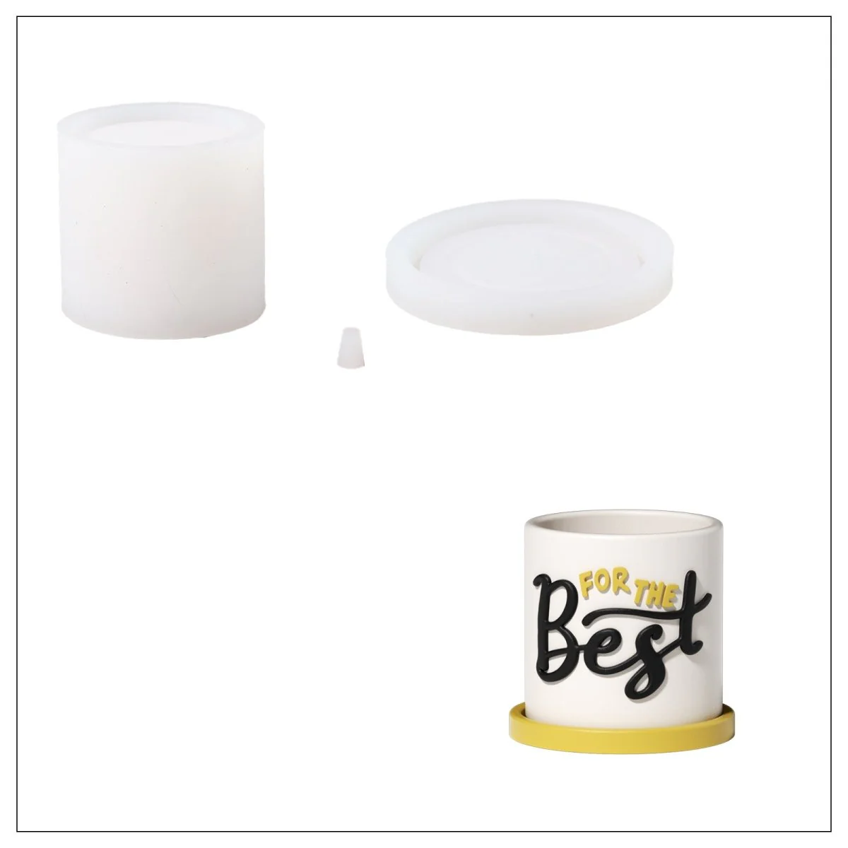 Let Love Grow - Blooming Love for Mom Plant Pot & Tray Silicone Mold Collection - Image 13