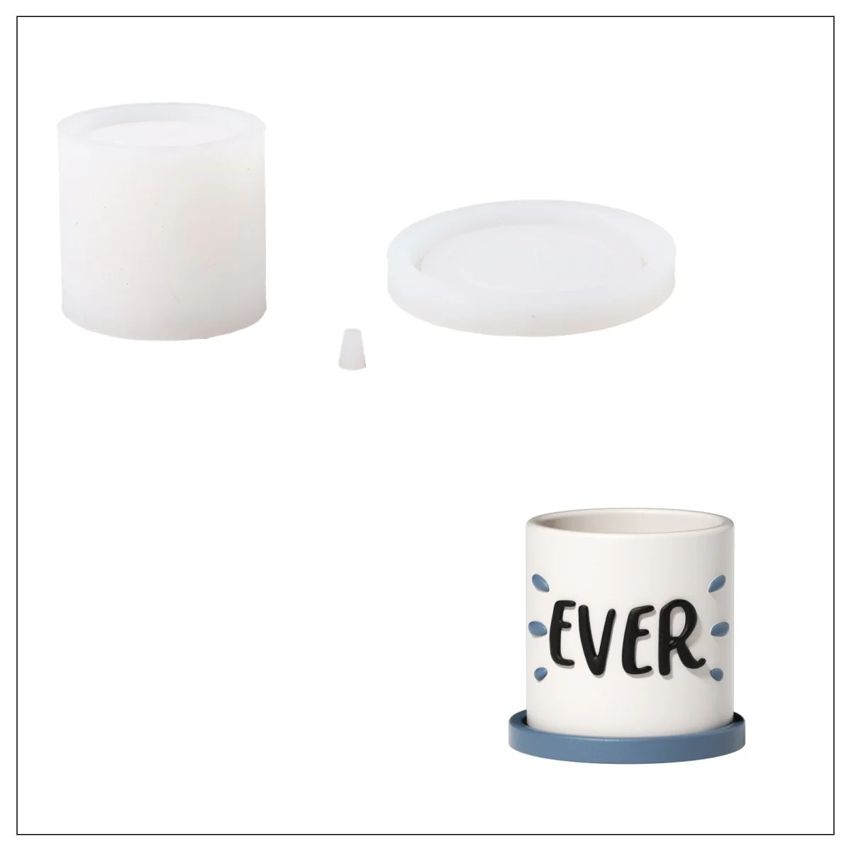 Let Love Grow - Blooming Love for Mom Plant Pot & Tray Silicone Mold Collection - Image 14