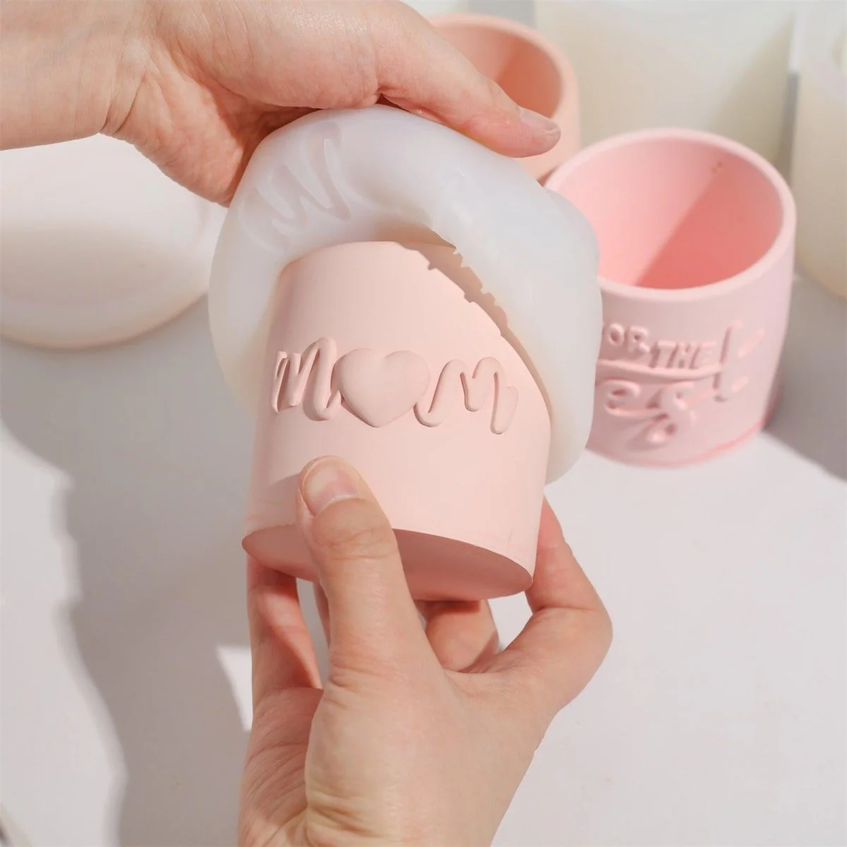 Let Love Grow - Blooming Love for Mom Plant Pot & Tray Silicone Mold Collection - Image 3
