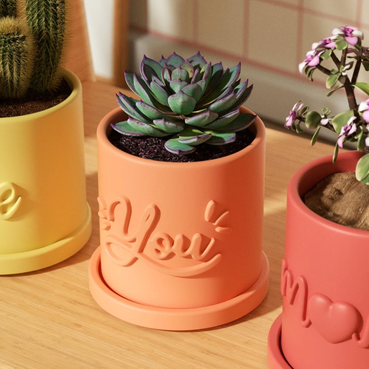 Let Love Grow - Blooming Love for Mom Plant Pot & Tray Silicone Mold Collection - Image 5