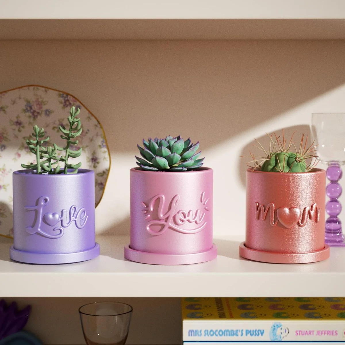 Let Love Grow - Blooming Love for Mom Plant Pot & Tray Silicone Mold Collection - Image 6