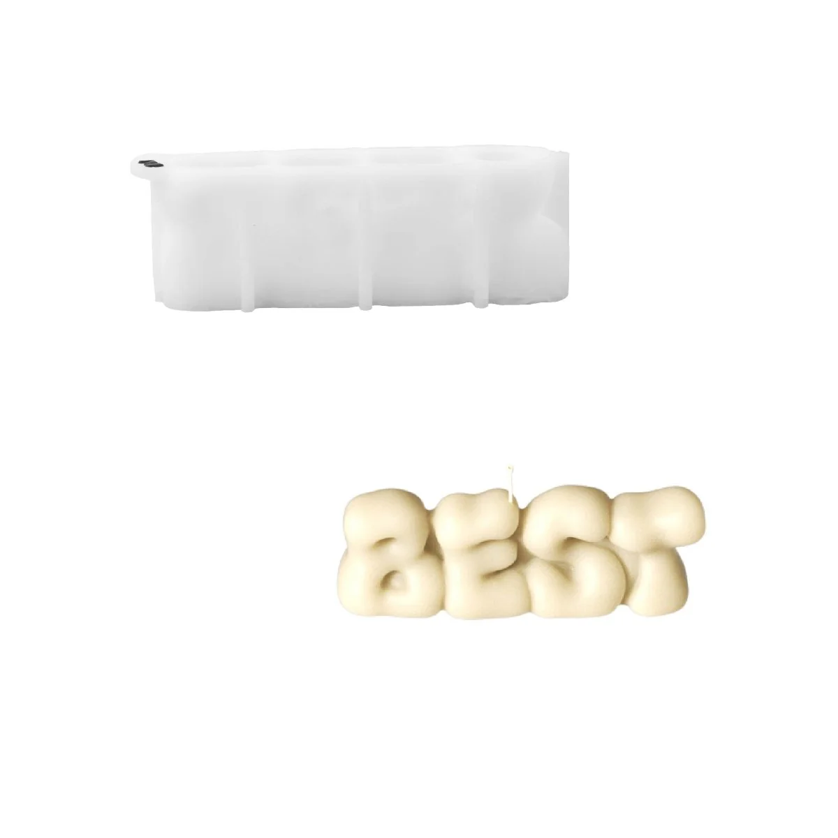 Love Letters Candle Silicone Mold Collection - Image 12