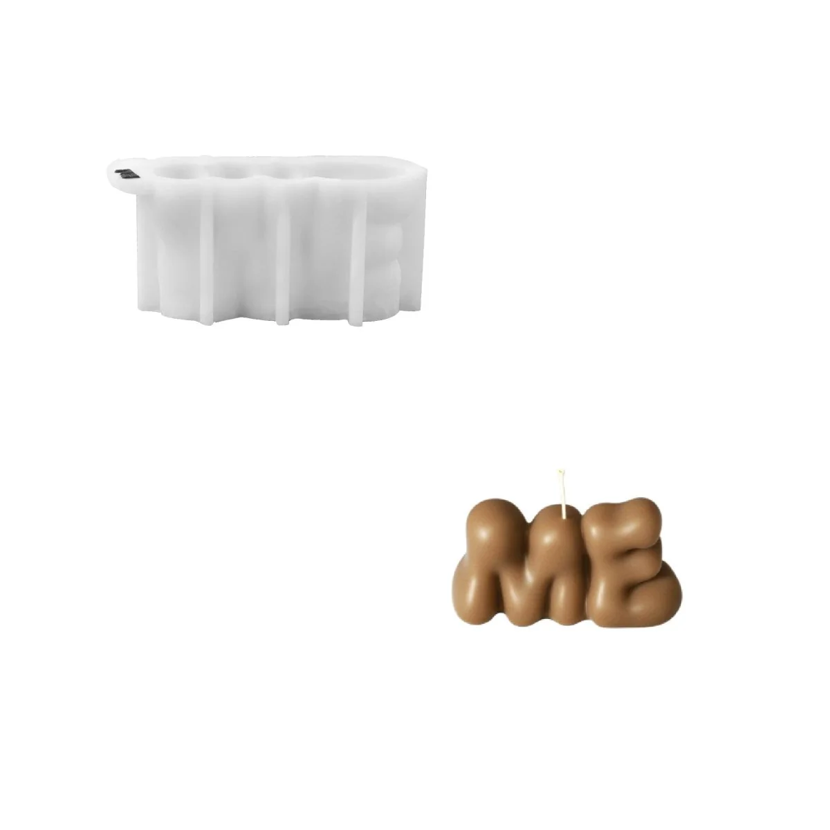 Love Letters Candle Silicone Mold Collection - Image 15