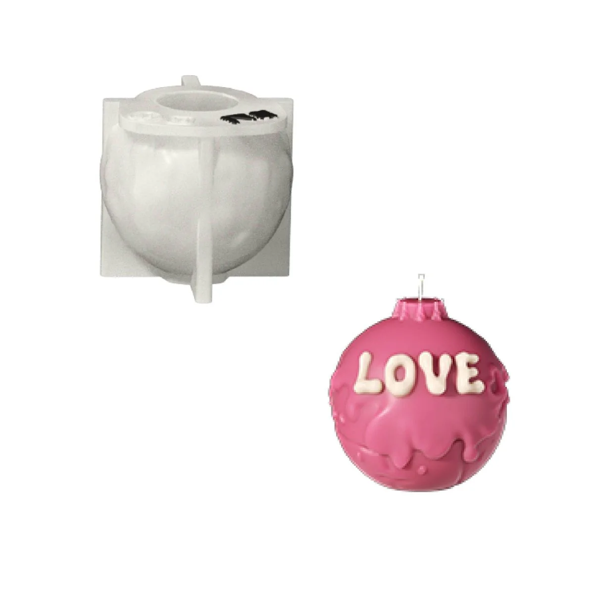 LOVE Boomy Love Candle Silicone Mold Collection - Image 11