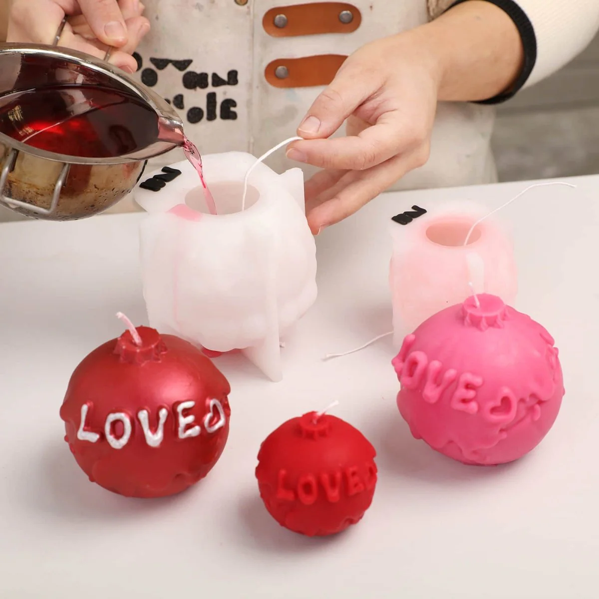 LOVE Boomy Love Candle Silicone Mold Collection - Image 5