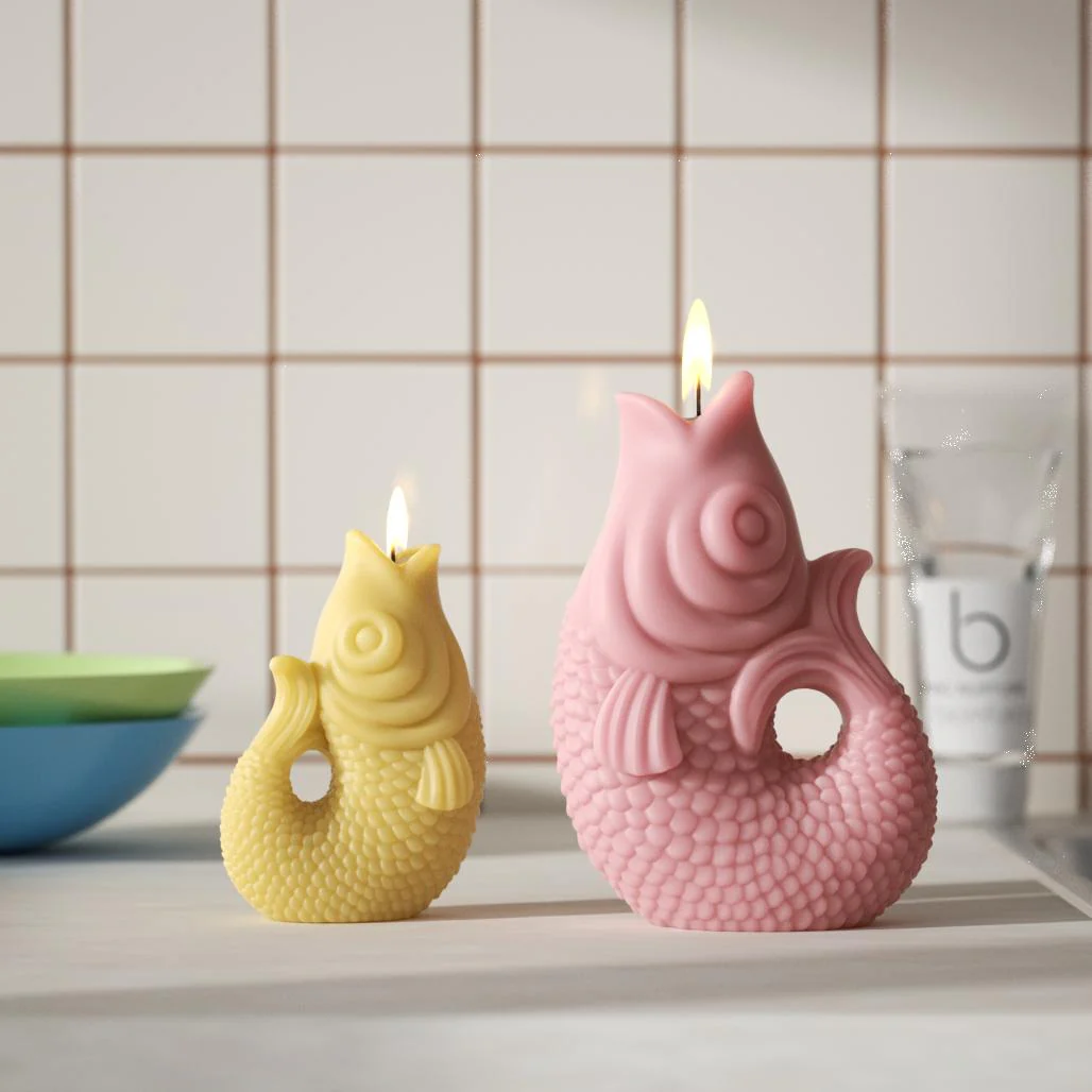 Lucky Goldfish Candle Silicone Mold Collection - Image 5