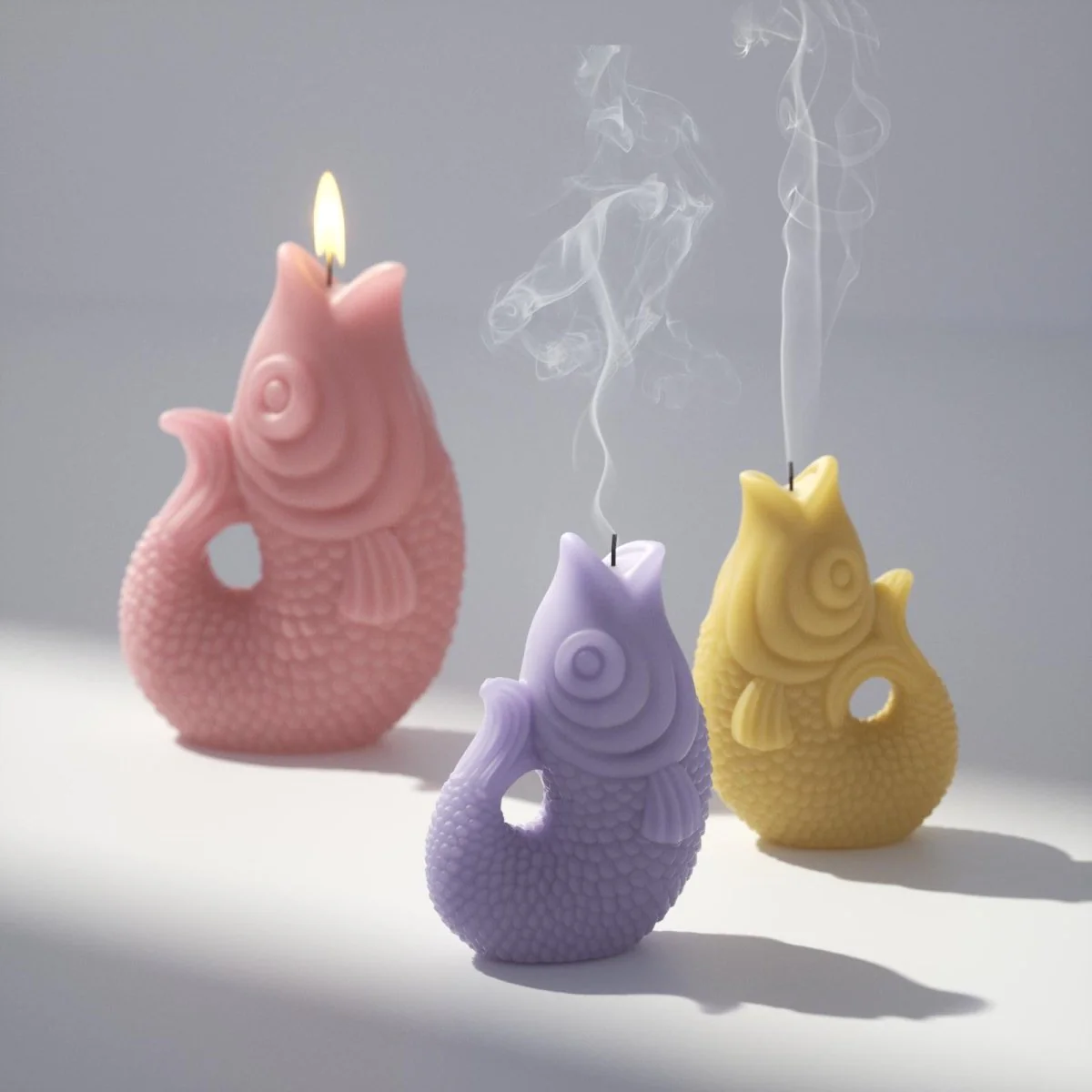 Lucky Goldfish Candle Silicone Mold Collection - Image 6