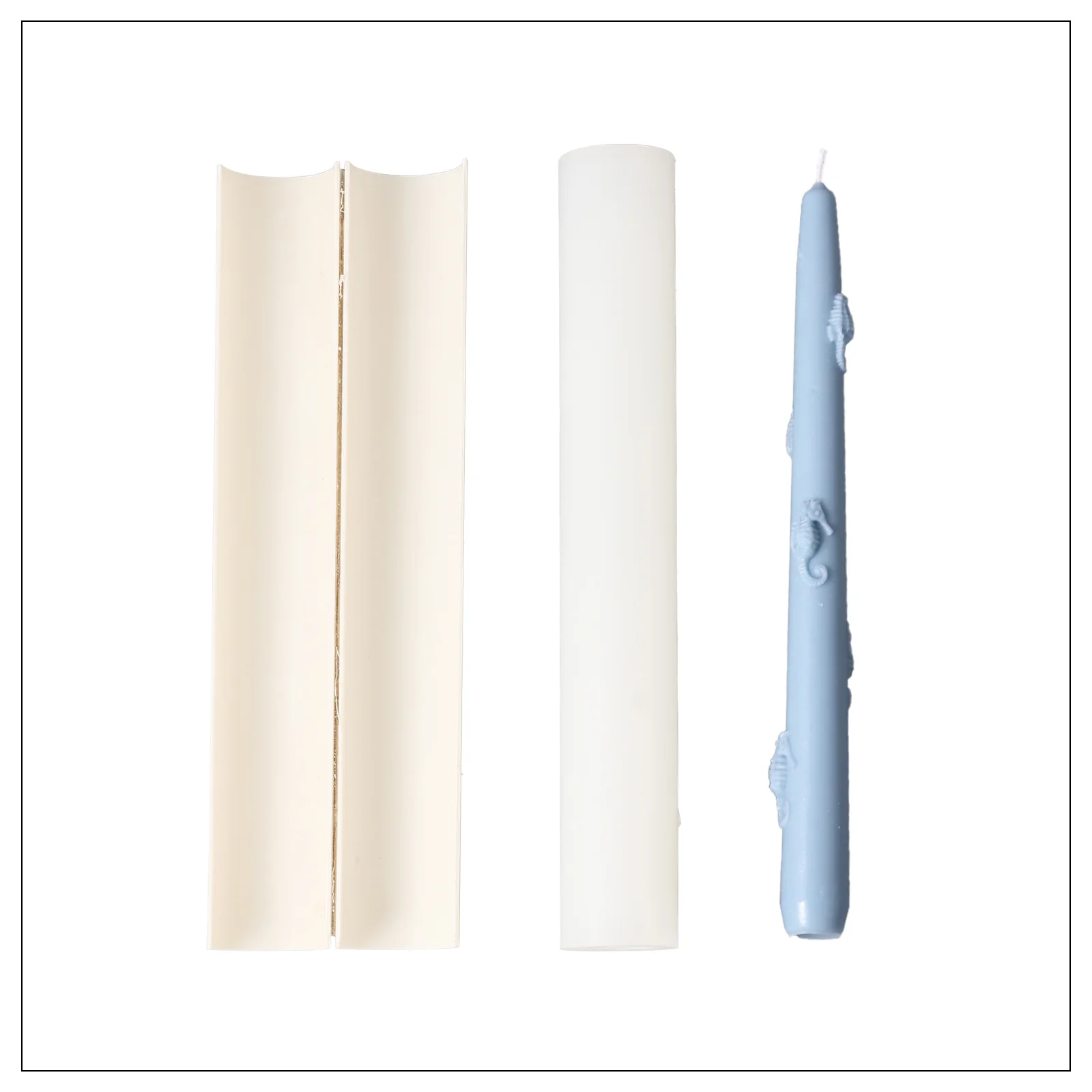 Marine Series Taper Candle Silicone Mold Collection - Image 12