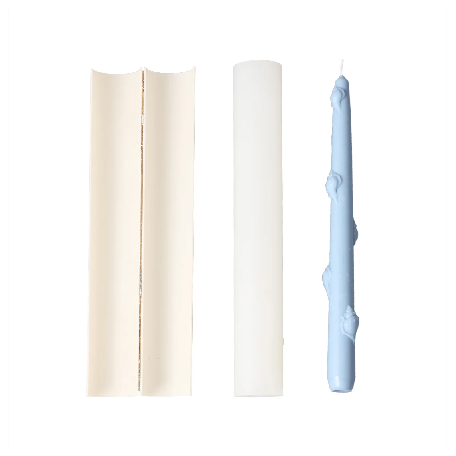 Marine Series Taper Candle Silicone Mold Collection - Image 13