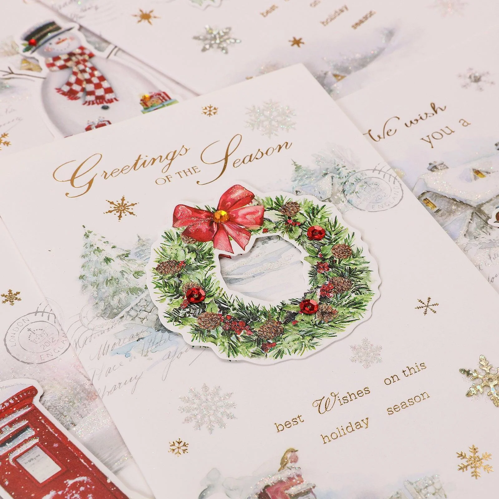 Merry Christmas Greeting Card 6 Pack Ⅰ - Image 4