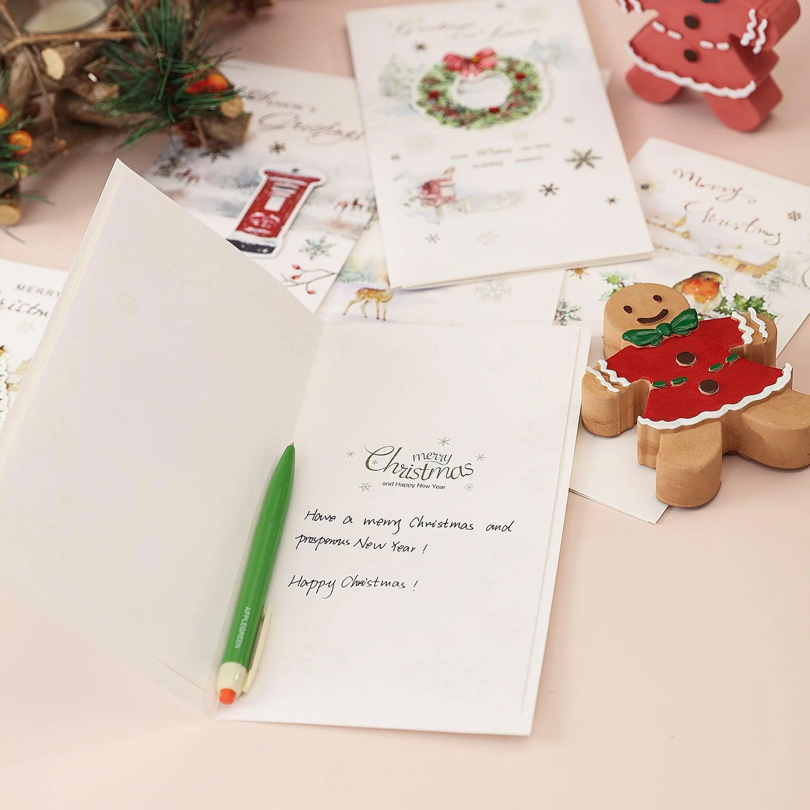 Merry Christmas Greeting Card 6 Pack Ⅰ - Image 5