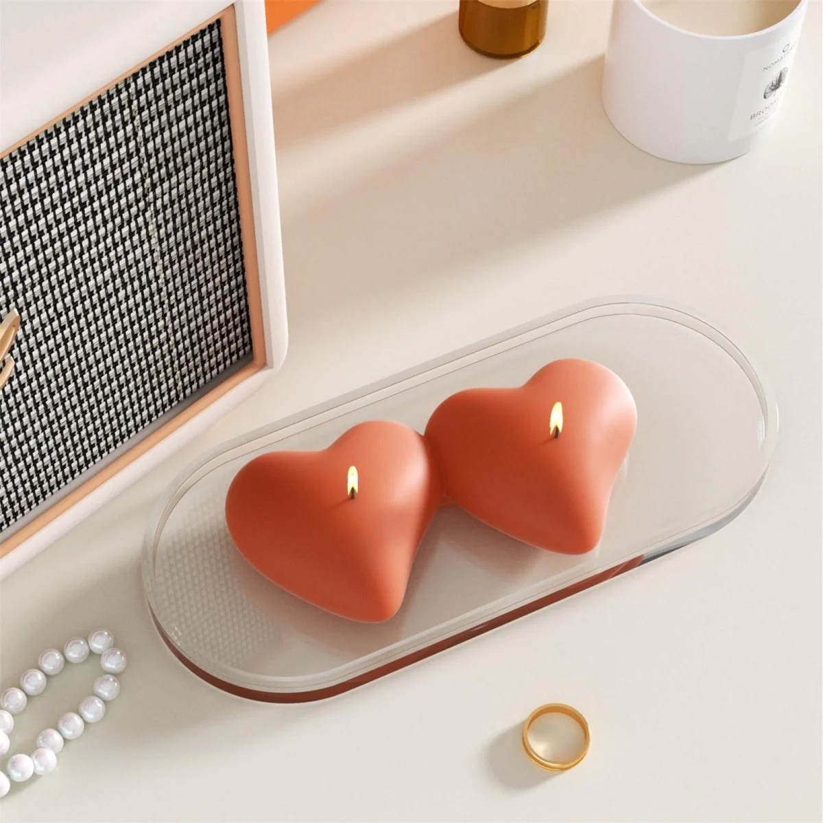 Heart-to-Heart Mini Candle Silicone Mold - Image 4