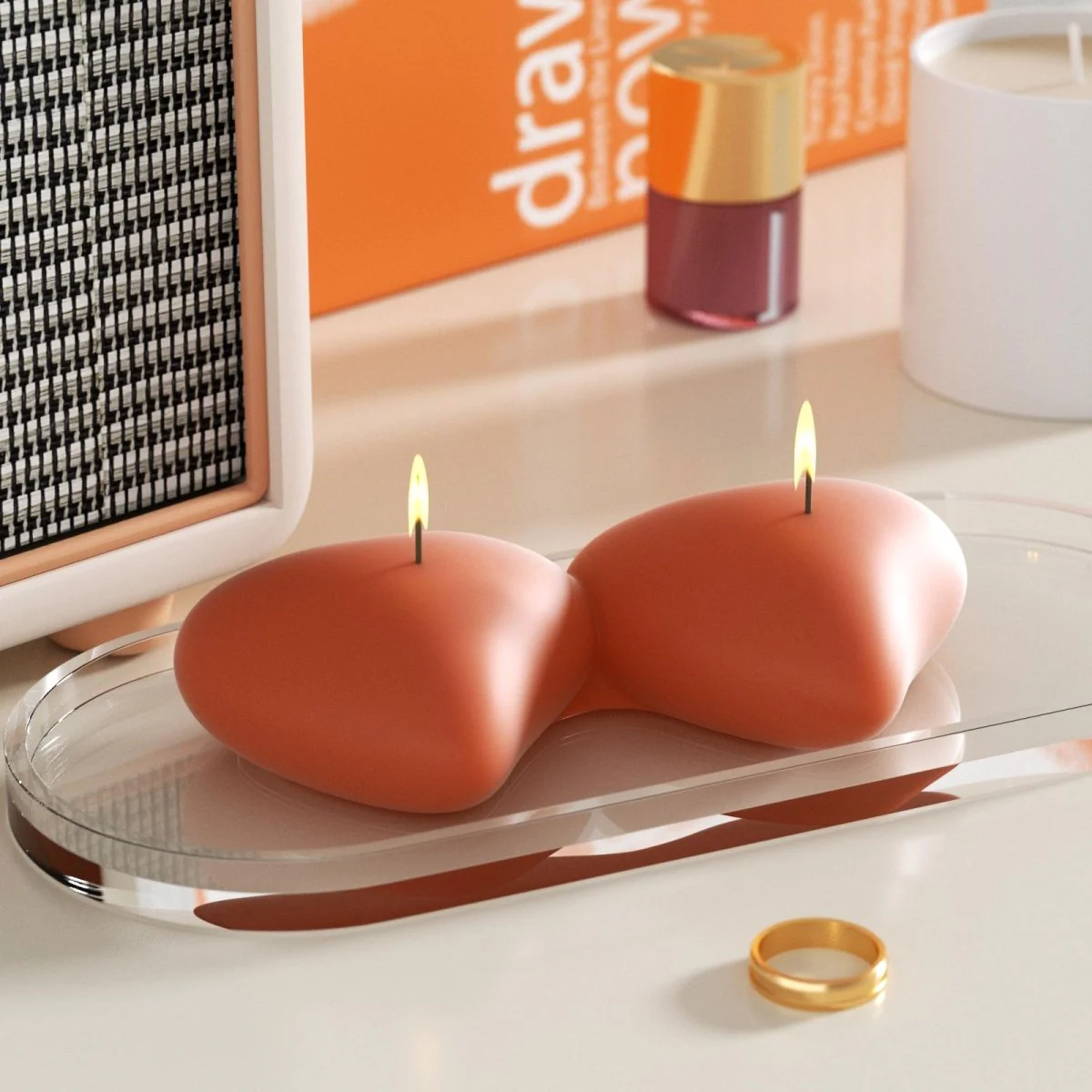 Heart-to-Heart Mini Candle Silicone Mold - Image 5