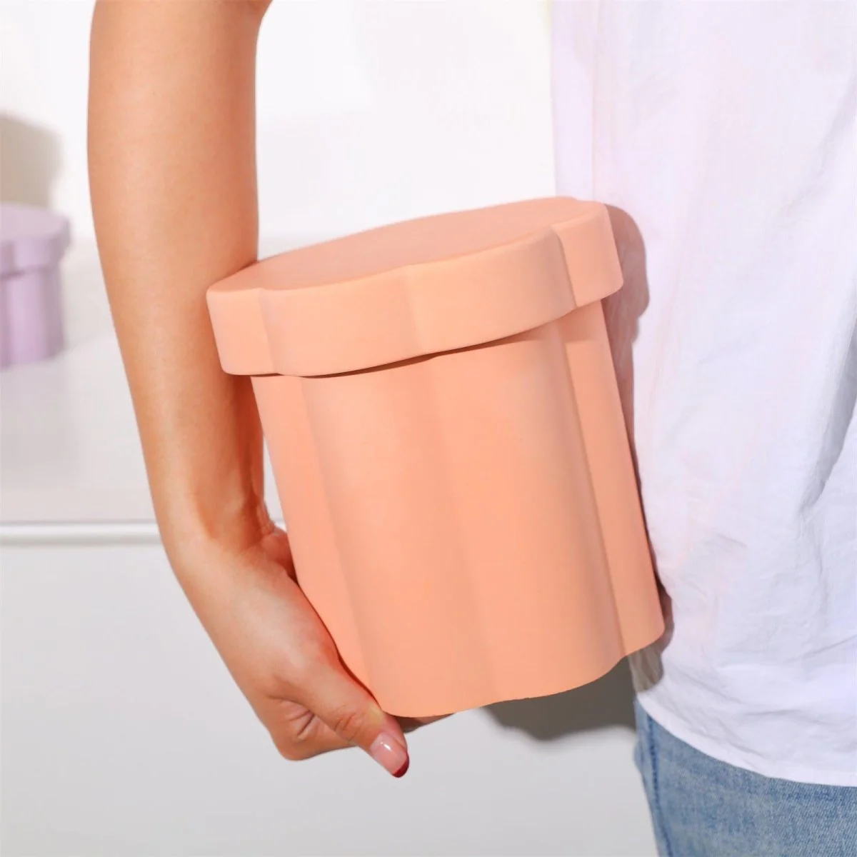 Max Floral Column Storage Jar Silicone Mold - Image 8