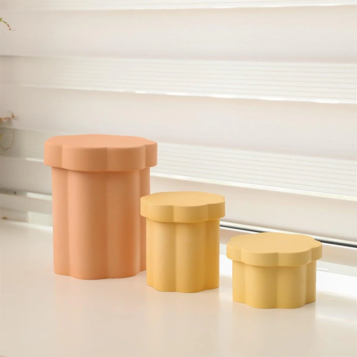 Max Floral Column Storage Jar Silicone Mold - Image 9