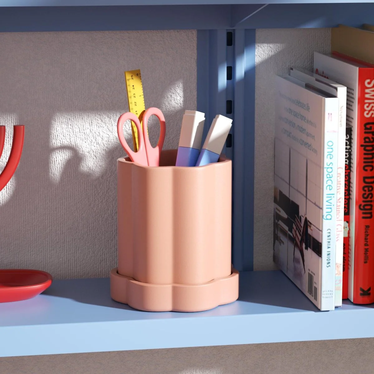Medium Floral Column Storage Jar Silicone Mold - Image 4