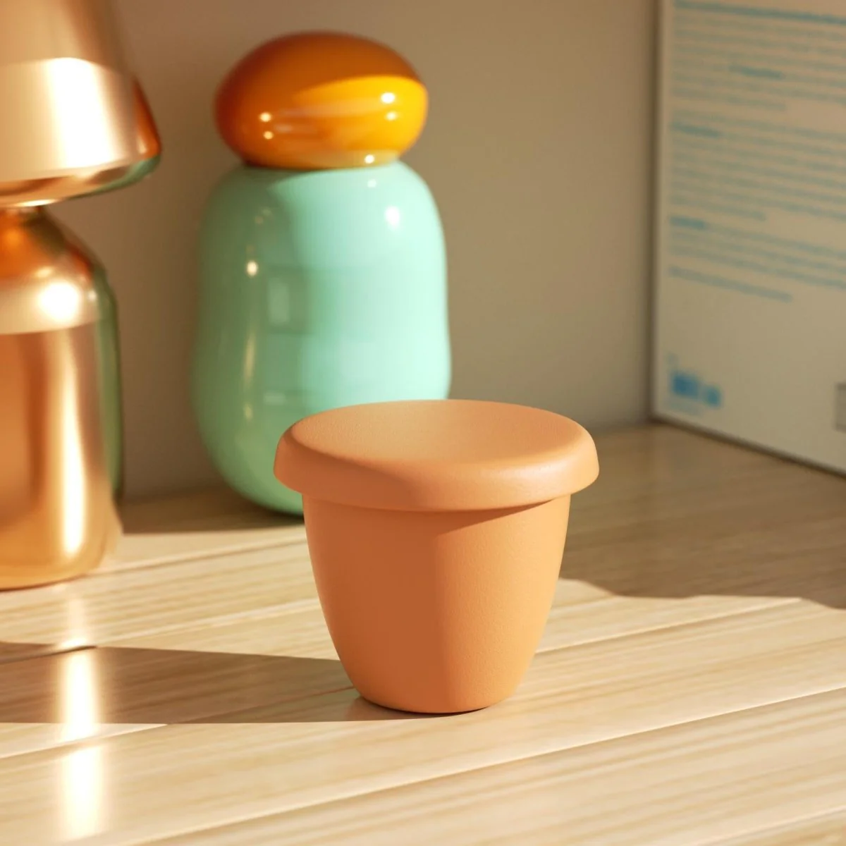 Minimalist Bowl-Shaped Candle Jar Silicone Mold & 9oz Candle Refill Silicone Mold - Image 4
