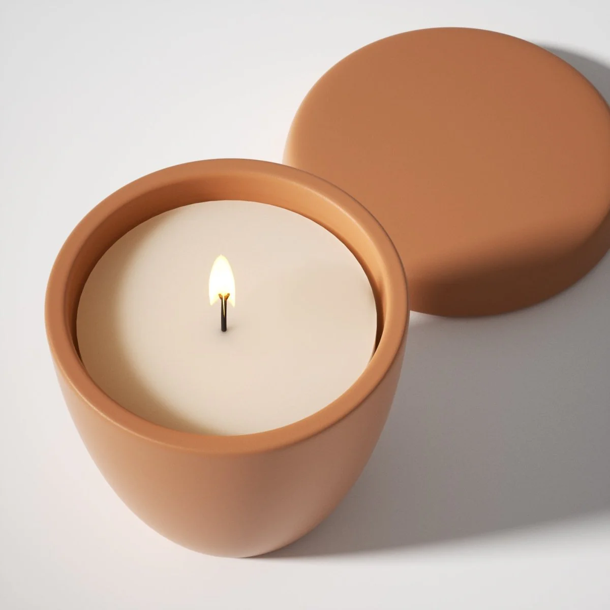 Minimalist Bowl-Shaped Candle Jar Silicone Mold & 9oz Candle Refill Silicone Mold - Image 6