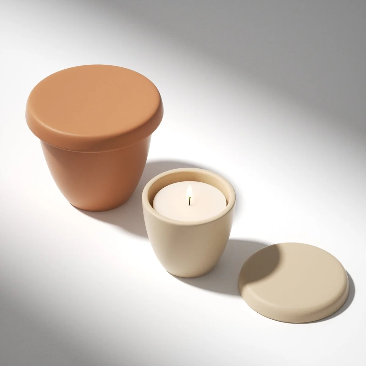 Minimalist Bowl-Shaped Candle Jar Silicone Mold & Candle Refill Mold - Image 7