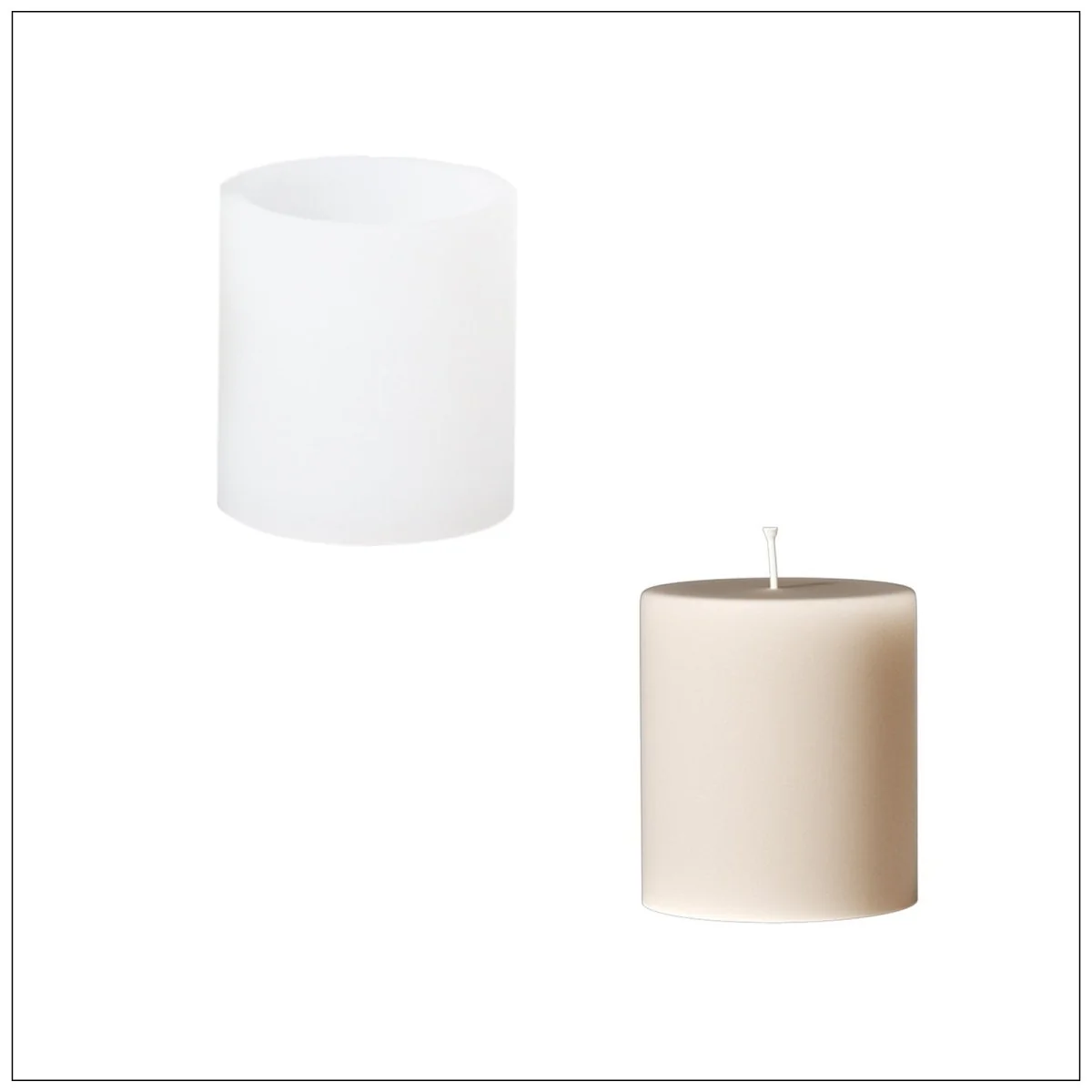 Ghost Wizard Candle Jar Silicone Mold & Candle Refill Silicone Mold - Image 16