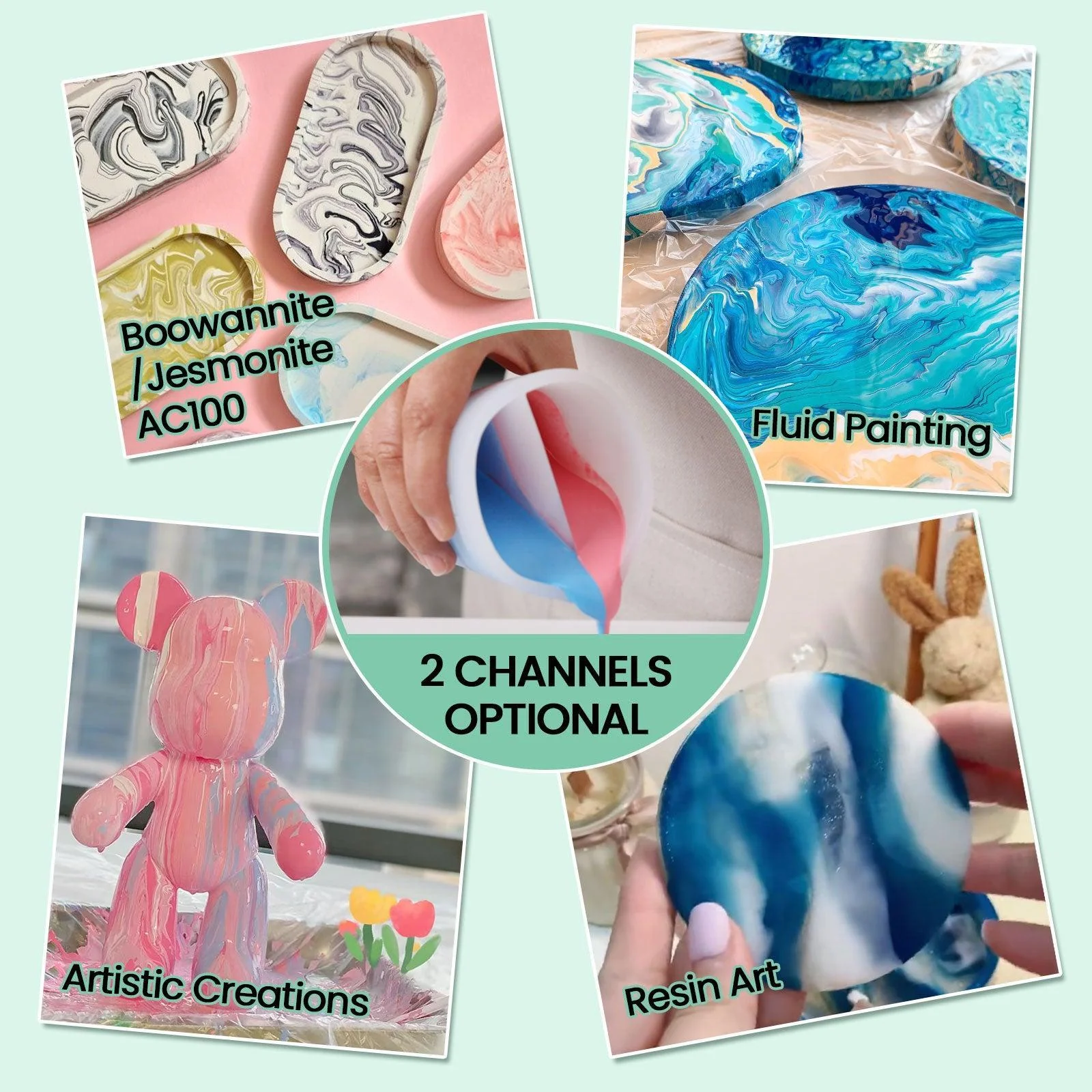 Dual-Channel Silicone Non-Stick Split Pouring Cup - Image 6
