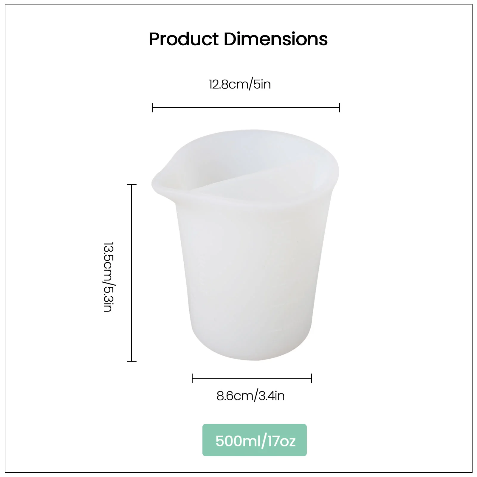 Dual-Channel Silicone Non-Stick Split Pouring Cup - Image 7