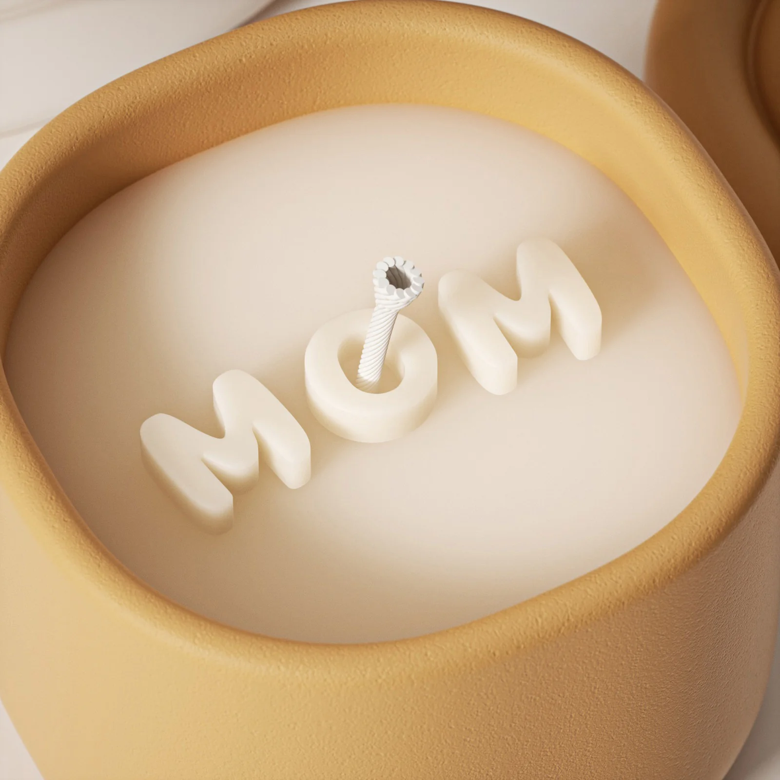 MOM Shaped Letter Candle Silicone Mold - Ⅱ - Image 5