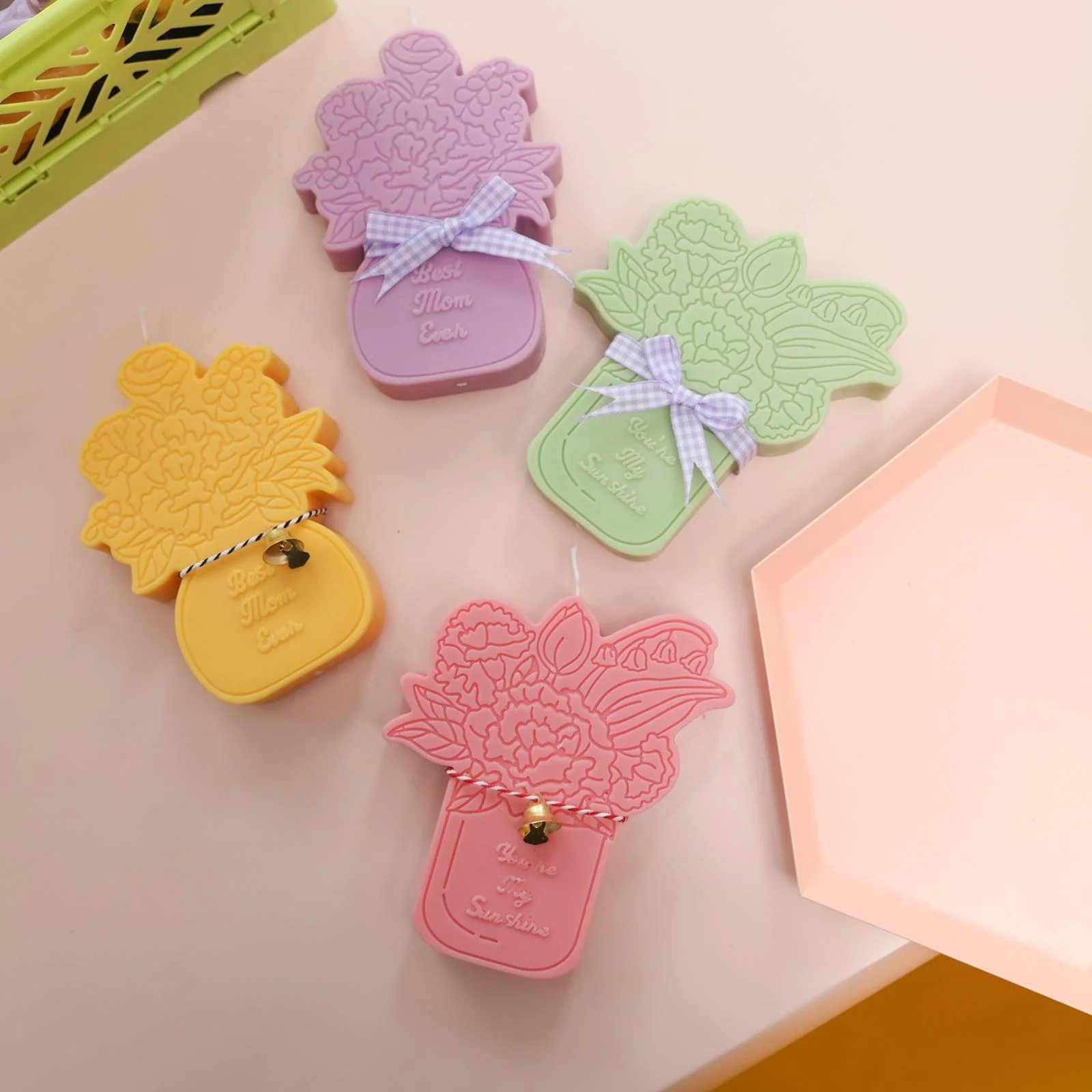 Mother's Day Vase Shaped Candle Vase Mould - Ⅱ - Image 7