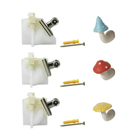 Mushroom Buddies Wall Cloth Coat Hook Silicone Mold Collection - Image 11