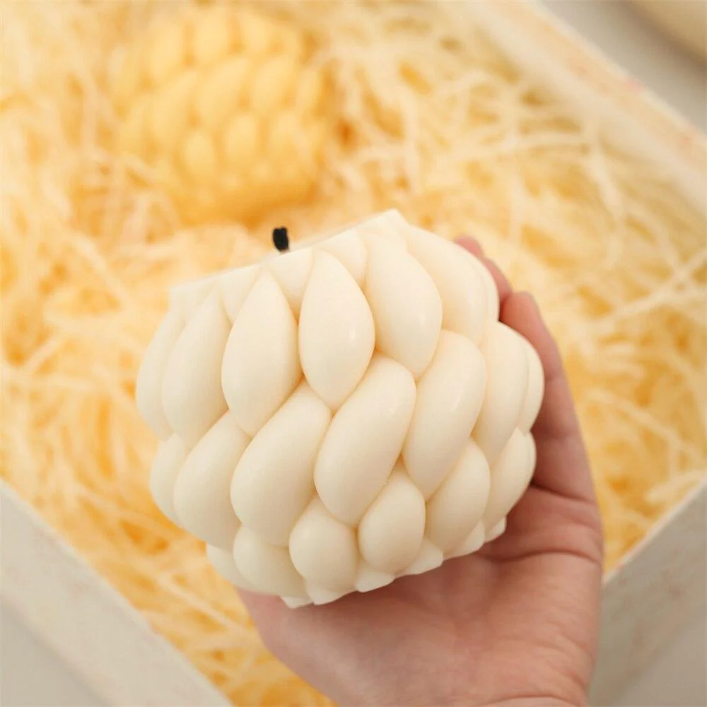 Spiral Braided Candle Silicone Mold - Image 3