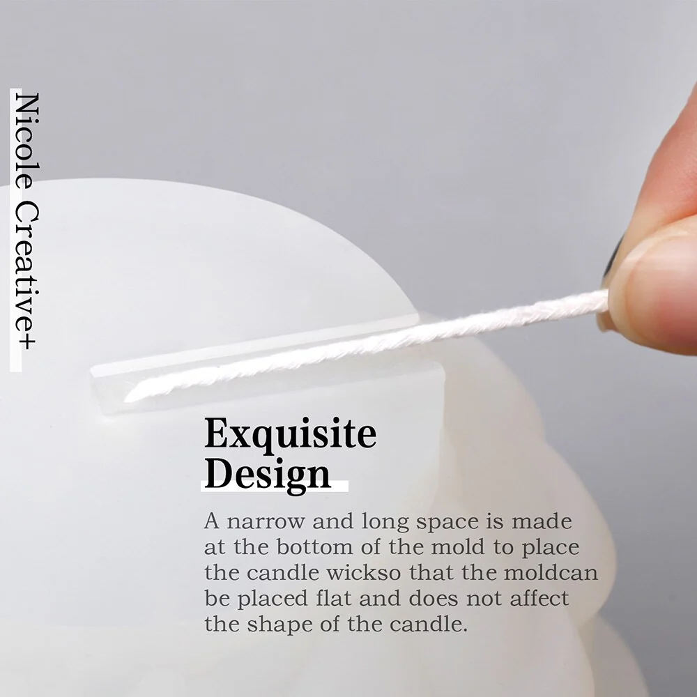 Spiral Braided Candle Silicone Mold - Image 5
