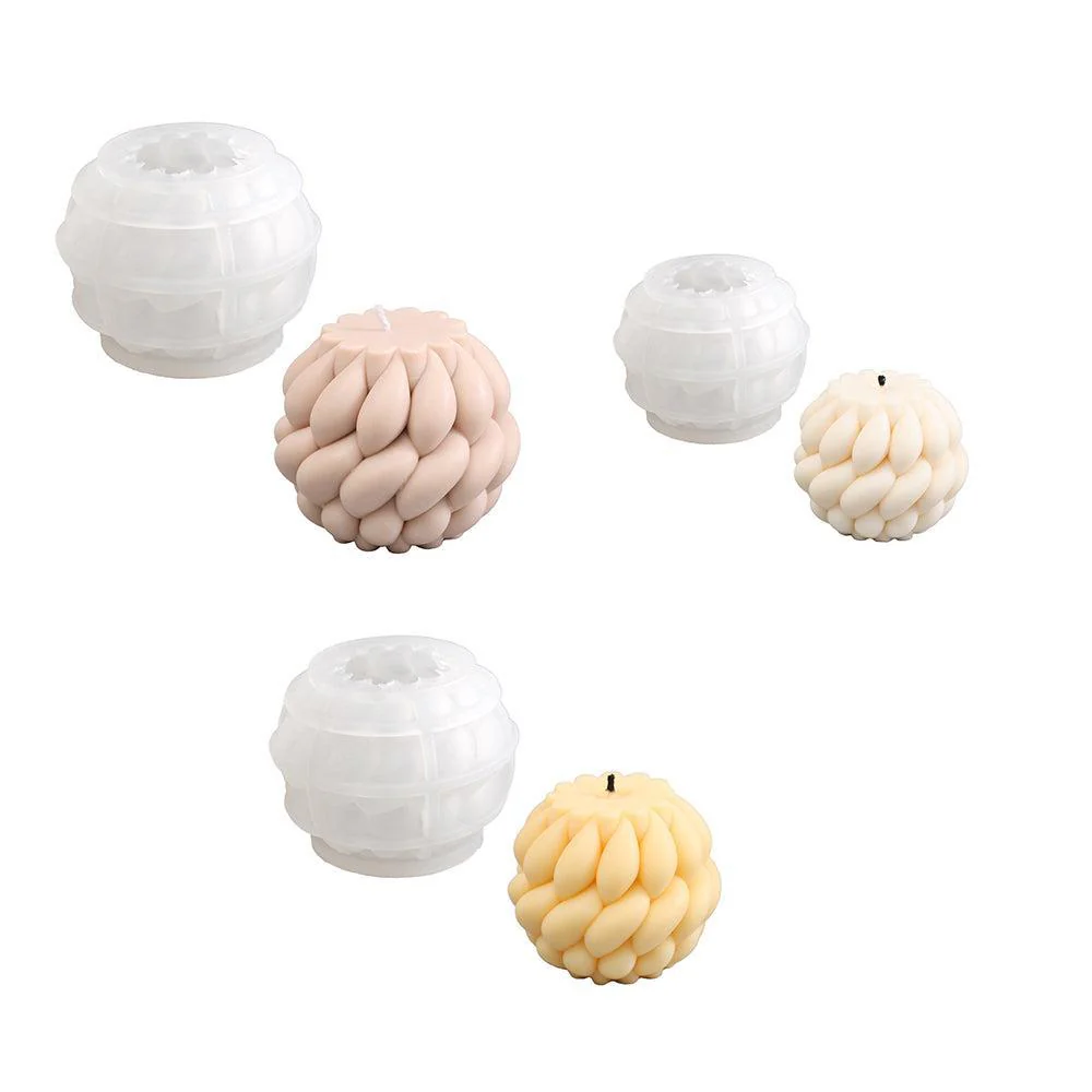 Spiral Braided Candle Silicone Mold - Image 9