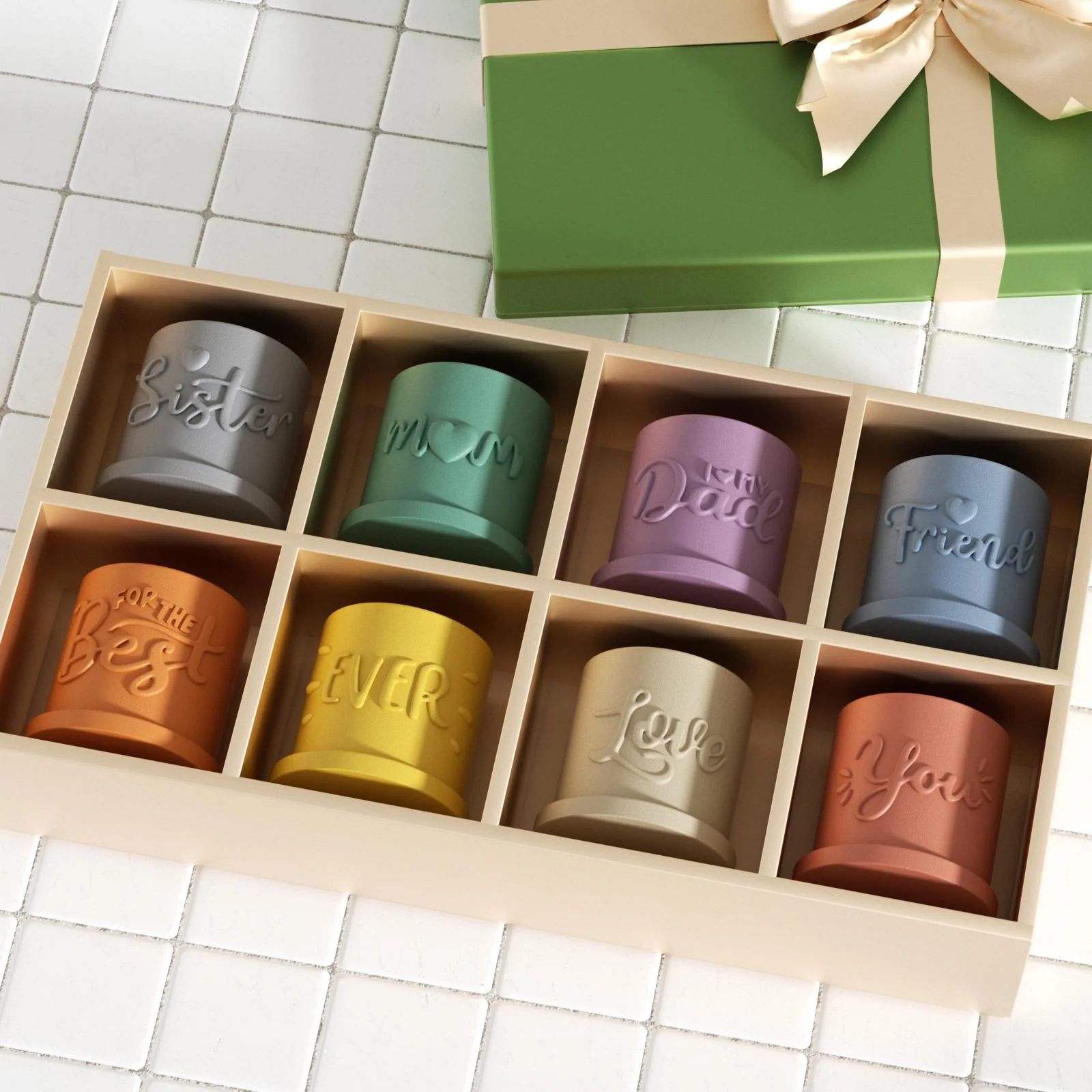 Let Love Grow Plant Pot & Tray Silicone Mold Collection - Image 10