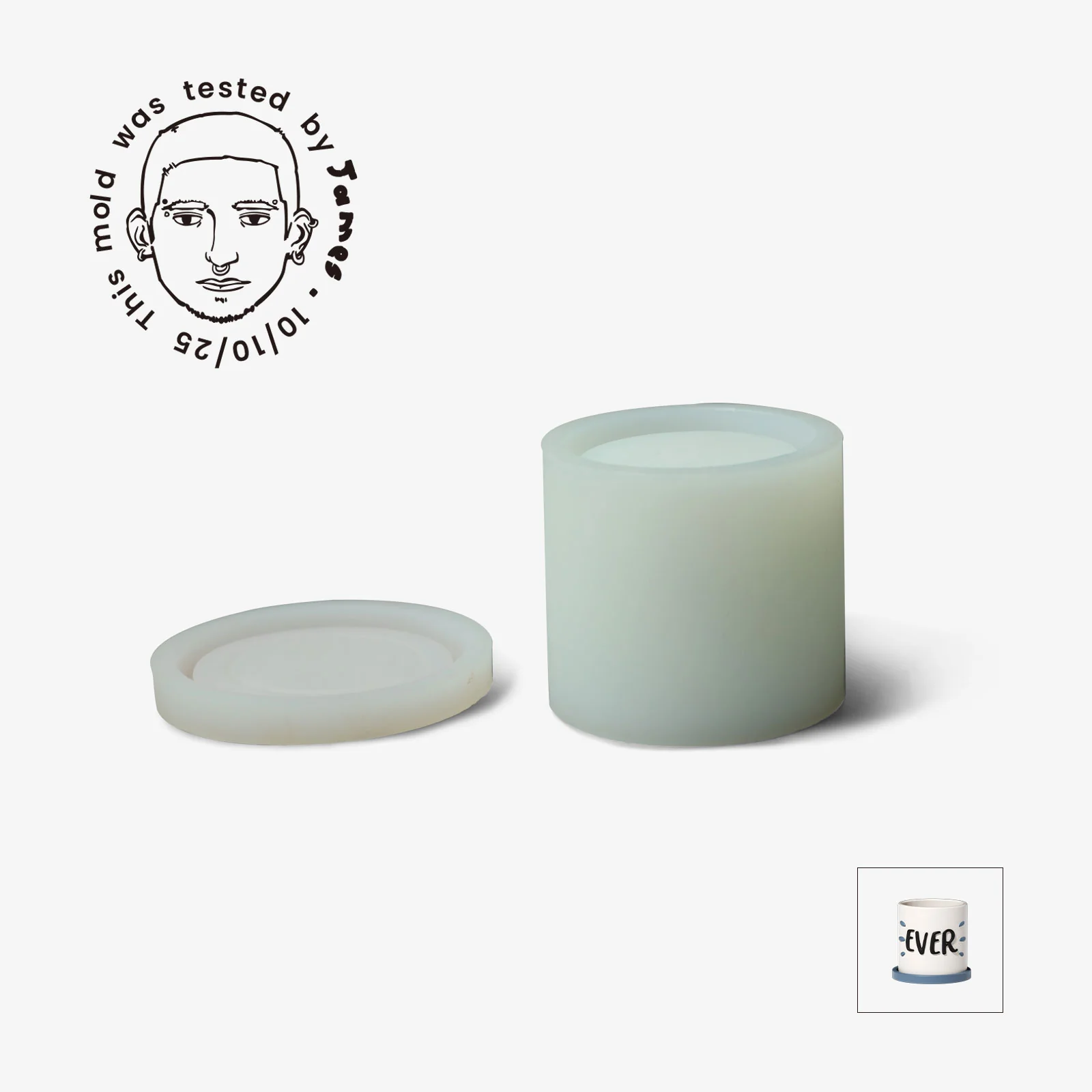 Let Love Grow Plant Pot & Tray Silicone Mold Collection - Image 25