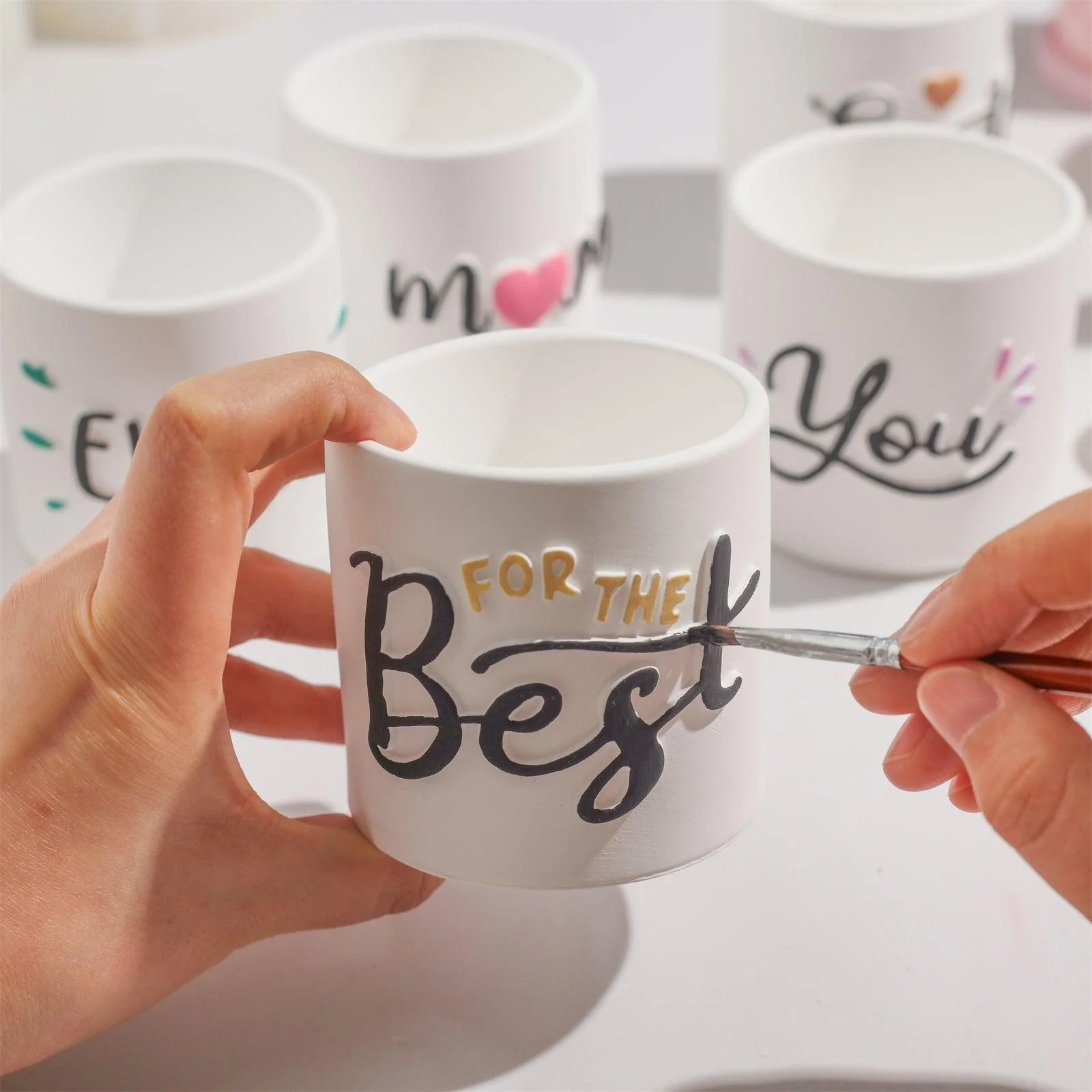 Let Love Grow Plant Pot & Tray Silicone Mold Collection - Image 8