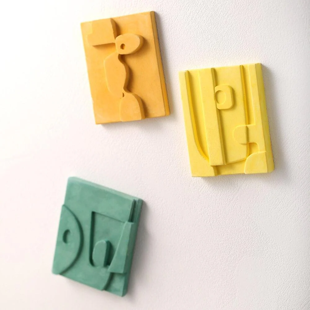 Nicole Concrete Fridge Magnet Silicone Mold - Image 4