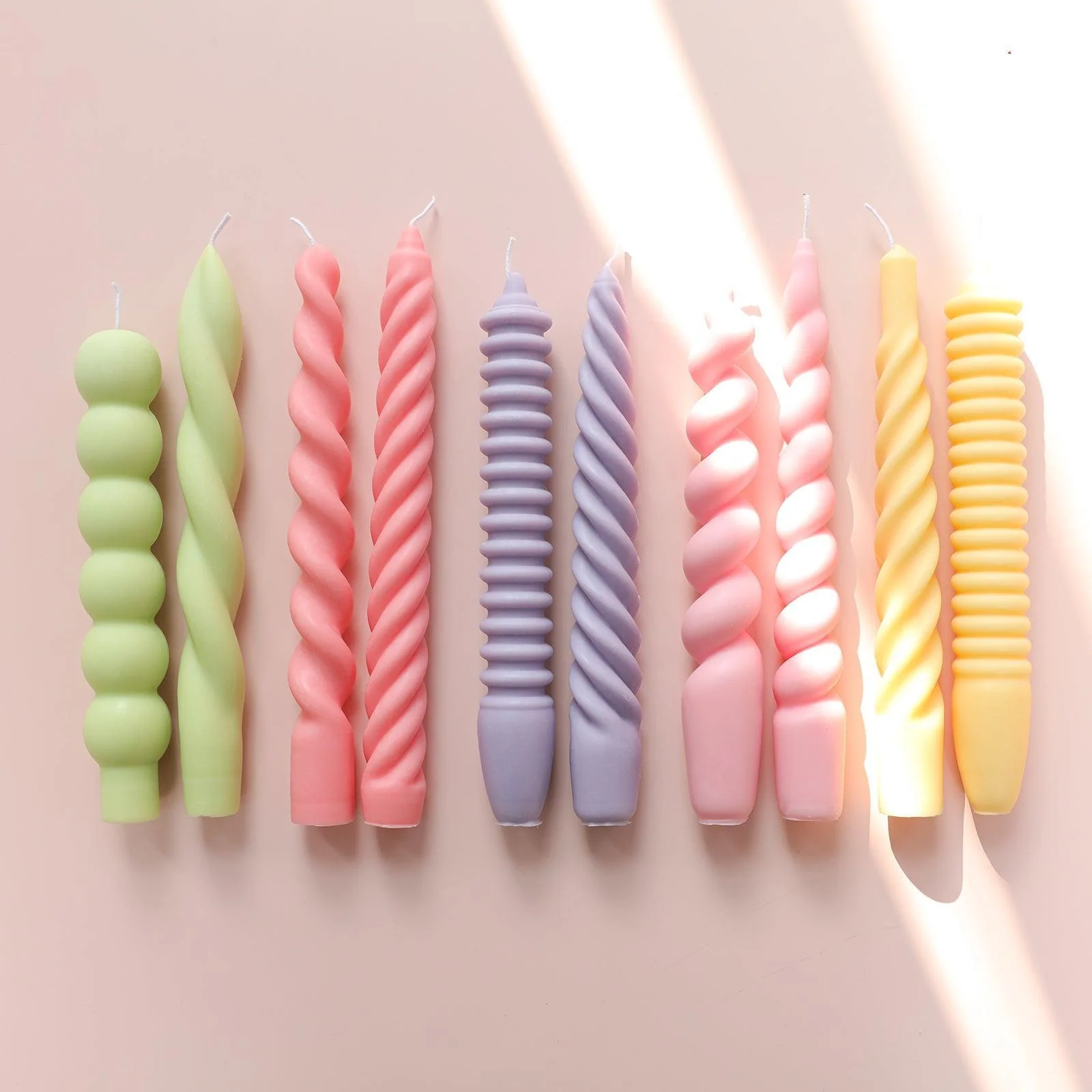 Multi-Braided Shaped Spiral Taper Candle Silicone Mould - Image 7