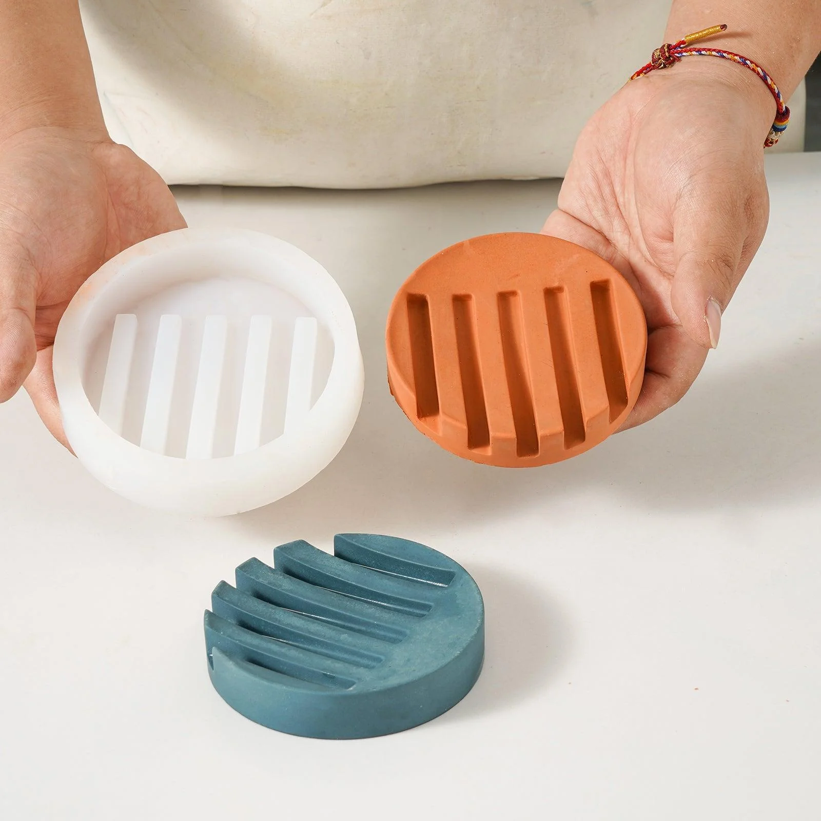 Concrete Soap Dish Silicone Mold - Image 3