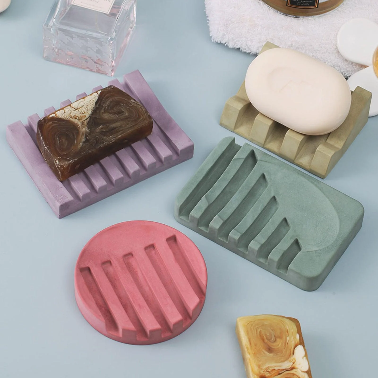 Concrete Soap Dish Silicone Mold - Image 7