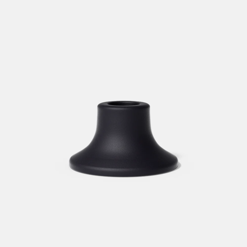 Low Round Taper Candle Holder Silicone Mold