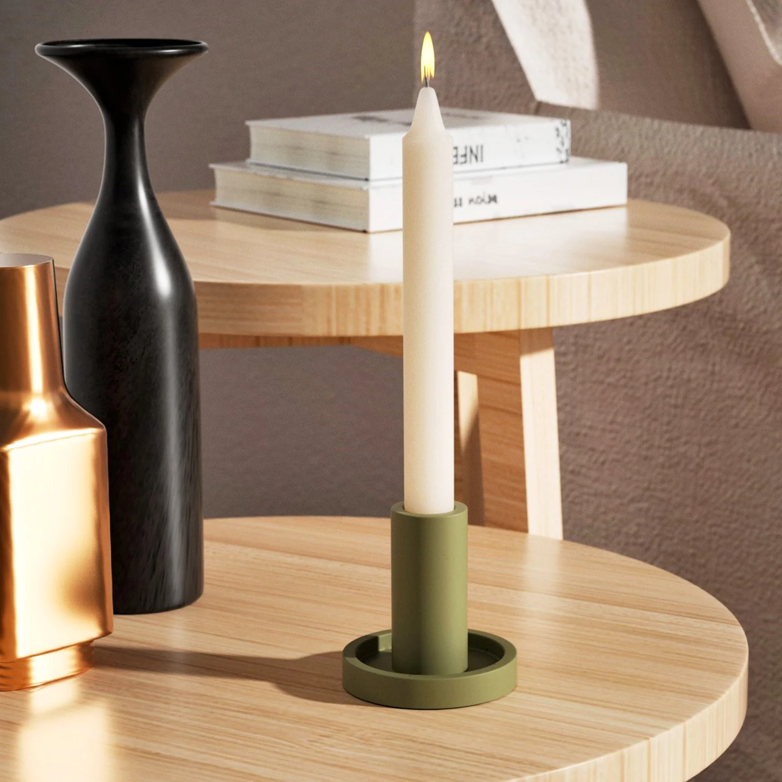 High Tealight Candle Holder Silicone Mold - Image 4