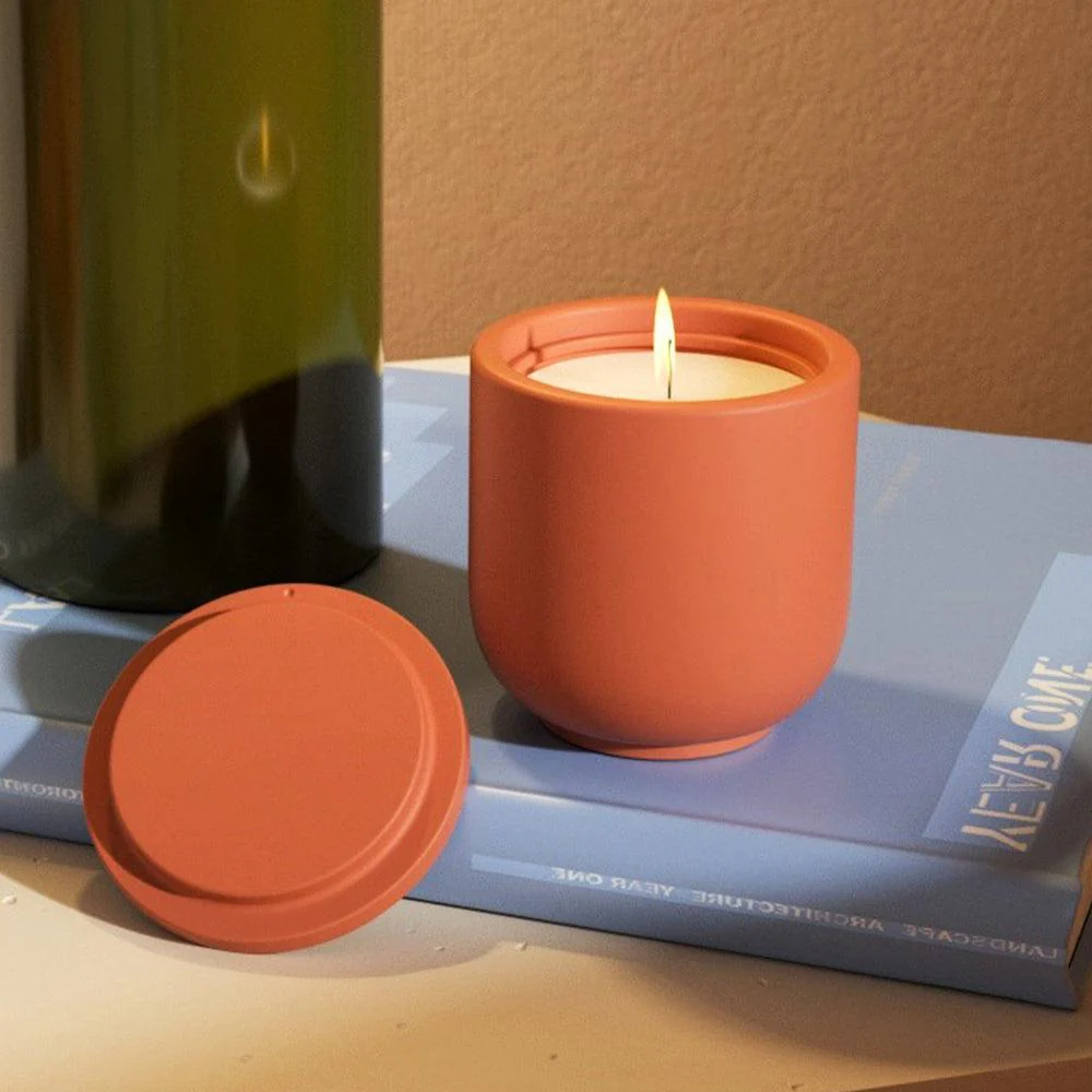 Simple Style Small Candle Jar with Lid Silicone Mold - Image 4