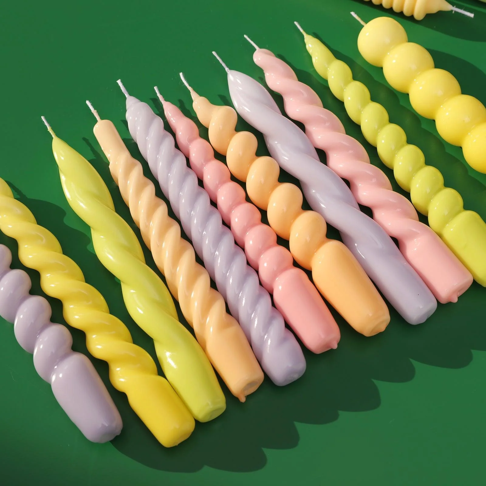 Drill Shaped Spiral Taper Candle Silicone Mould - Image 7