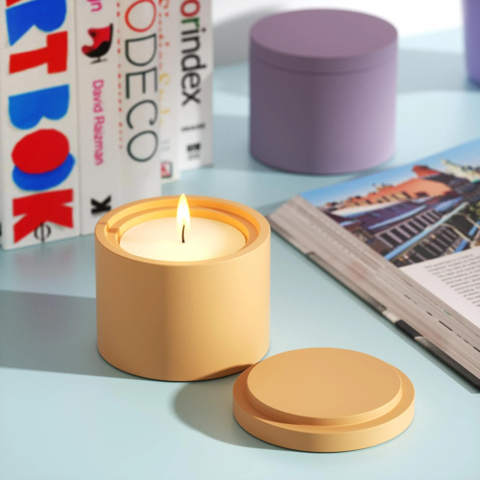 Pepper Please Studio × Boowan Nicole ｜ 3.9oz Elegance Candle Jar Silicone Mold & Candle Refill Mold - Image 4