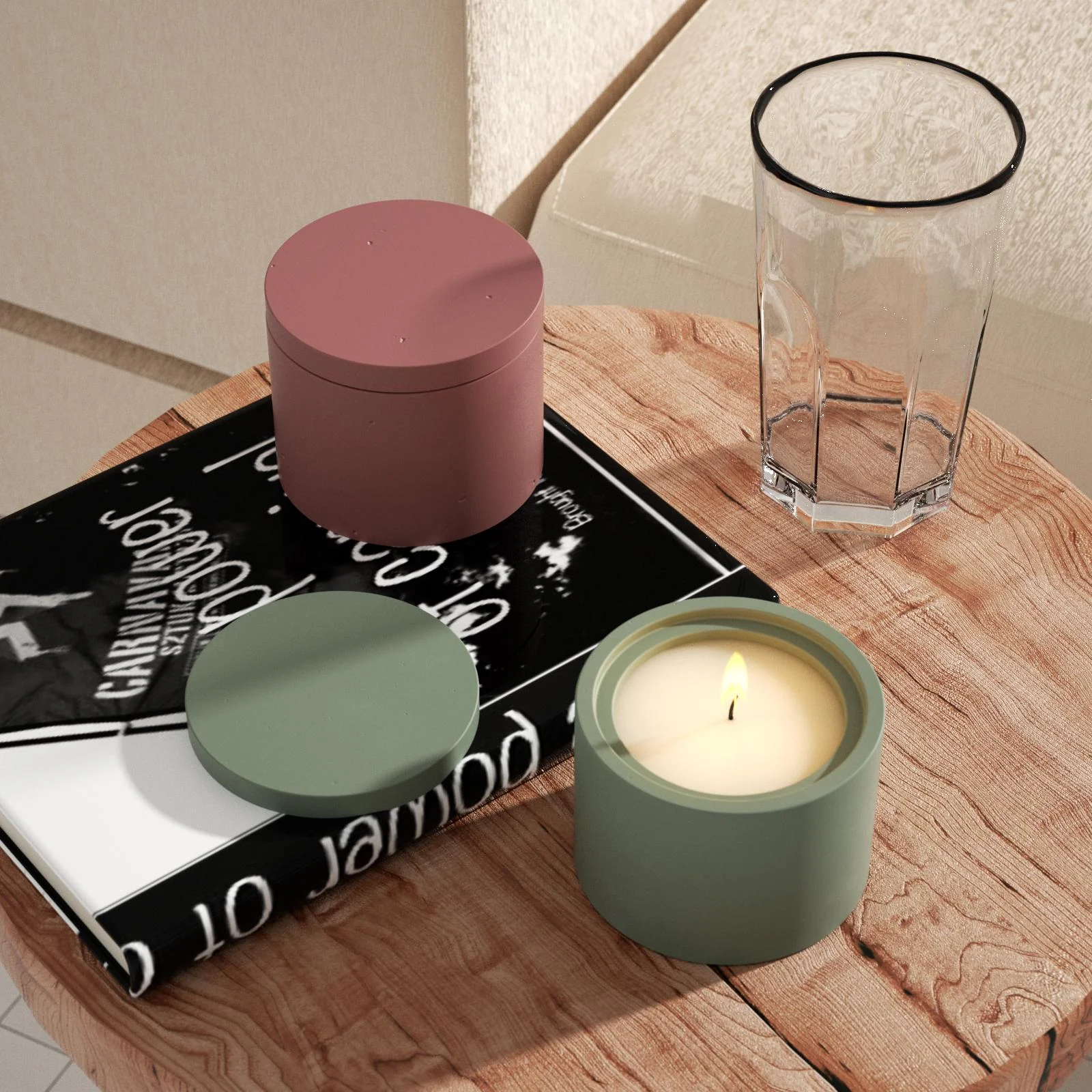 Pepper Please Studio × Boowan Nicole ｜ 3.9oz Elegance Candle Jar Silicone Mold & Candle Refill Mold - Image 6