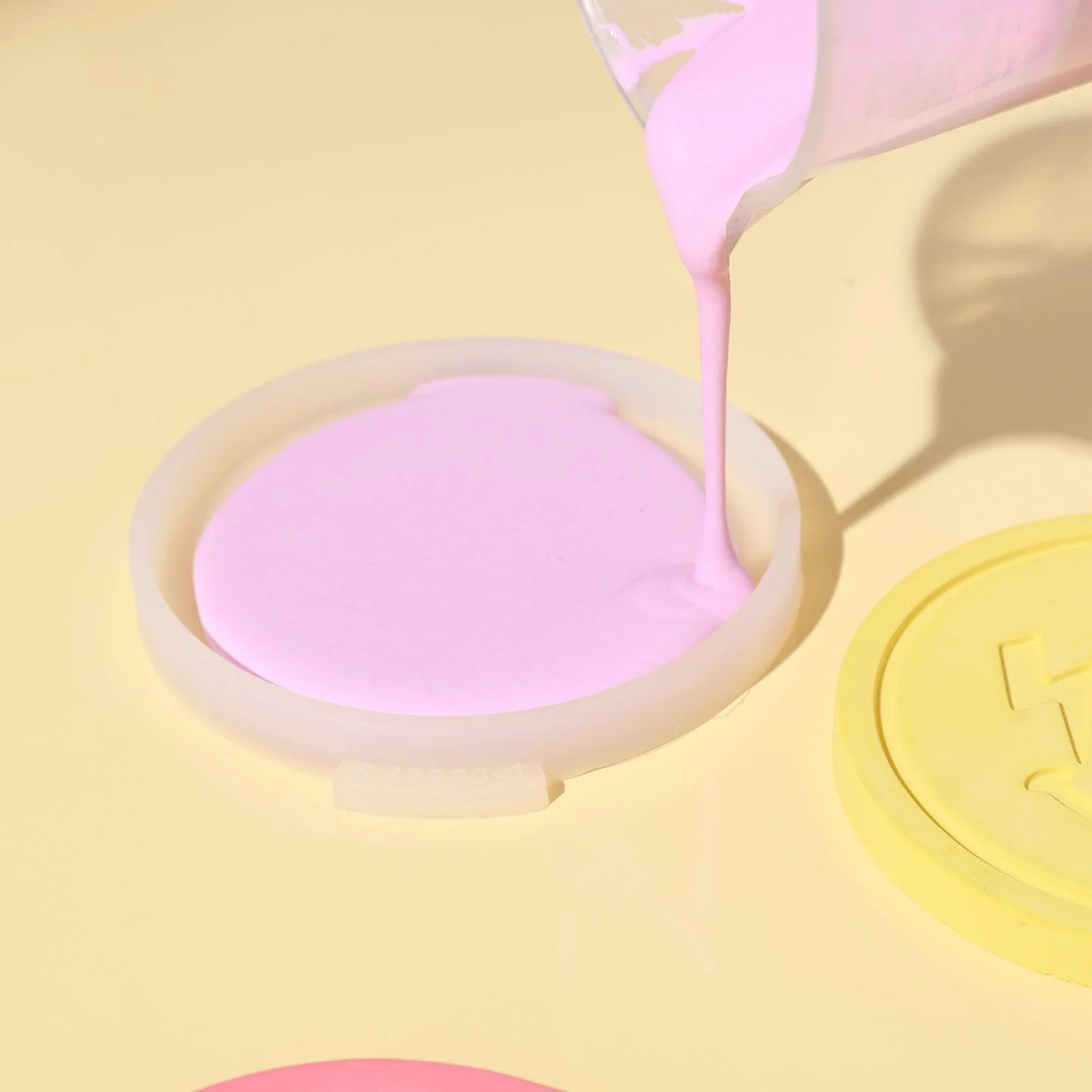 Emoticon-ⅠConcrete Coaster Silicone Mould - Image 3